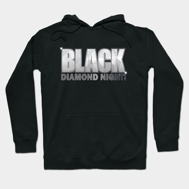 Black Diamond Night Hoodie by G-Art Swiss